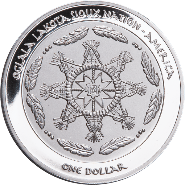 In Stock! 2025 Sioux Nation Ghost Horse Proof 1 oz Silver Coin (999 Mintage)