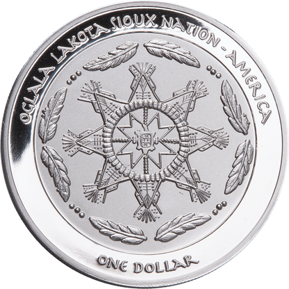 In Stock! 2025 Sioux Nation Ghost Horse Proof 1 oz Silver Coin (999 Mintage)