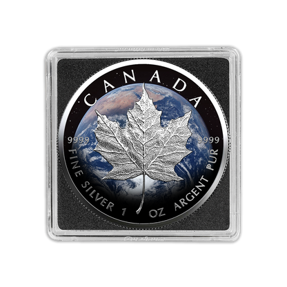 In Stock! 2026 Canada Maple Leaf Earth Edition 1 oz Silver Coin