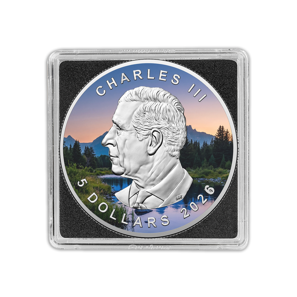 In Stock! 2026 Canada Maple Leaf Earth Edition 1 oz Silver Coin