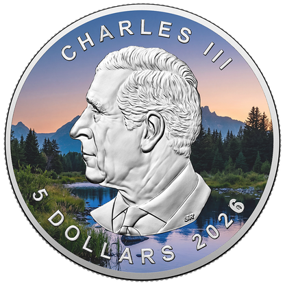 In Stock! 2026 Canada Maple Leaf Earth Edition 1 oz Silver Coin