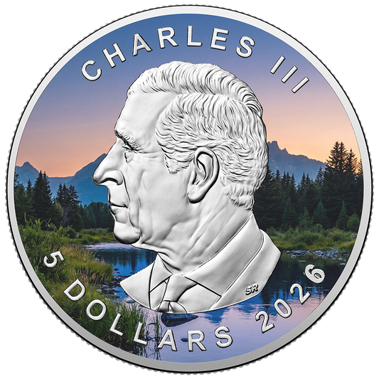 In Stock! 2026 Canada Maple Leaf Earth Edition 1 oz Silver Coin