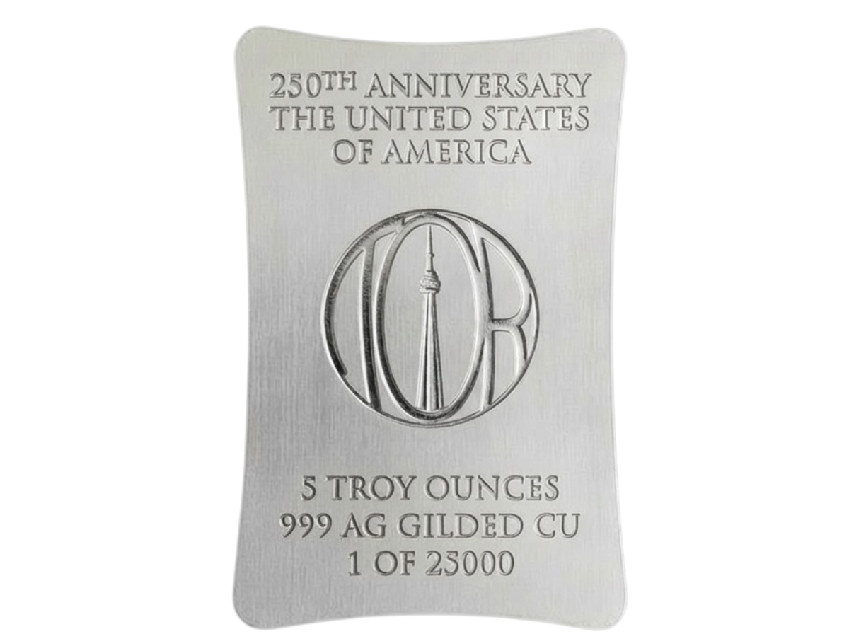 Founders Collection - 250th Anniversary U.S. Constitution Silver Gilded 5 oz Copper Medal (04/15)