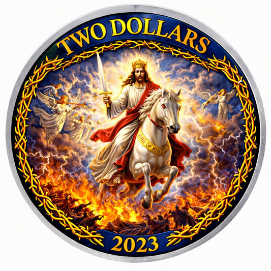 Estimate: 2023 Niue Sword of Jesus - The Lord & King of Truth 1 oz Silver Coin (04/15)