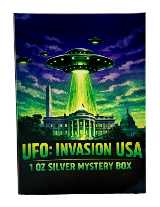 2025 Intaglio Mint UFO Invasion USA 1 oz Silver Round Mystery Box (04/17)