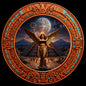 Aztec Moon Angel Colorized 5 oz Copper Medal (04/16)