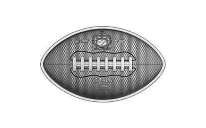 In Stock! 2025 Samoa Touch Down (Football Shaped) 1 oz Silver Coin (1,500 Mintage)