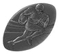 In Stock! 2025 Samoa Touch Down (Football Shaped) 1 oz Silver Coin (1,500 Mintage)