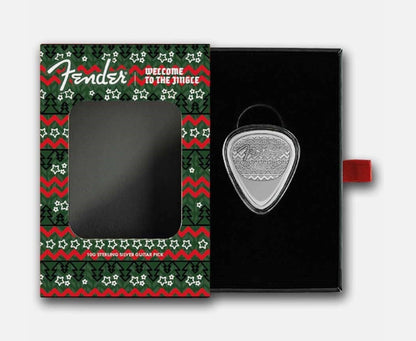 In Stock! 2025 10 Gram Silver Fender 351 Heavy Guitar Pick - 3,500 Mintage