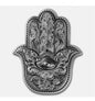 In Stock! 2022 South Korea Hamsa Hand of Fatima 2oz .999 Silver Antiqued Stacker Evil Eye
