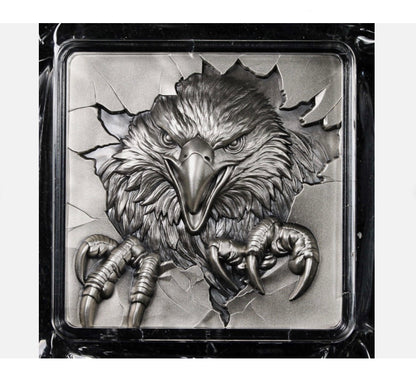 In Stock! 2025 Korean Furious Beasts Eagle Stacker 2 oz .999 Silver