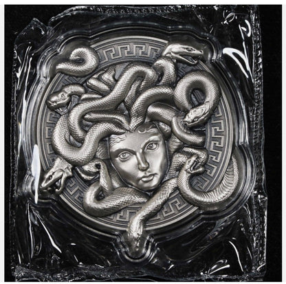 In Stock! 2025 Korea KOMSCO 2 Ounce Silver Serpent Crown (Medusa) Stacker - OGP