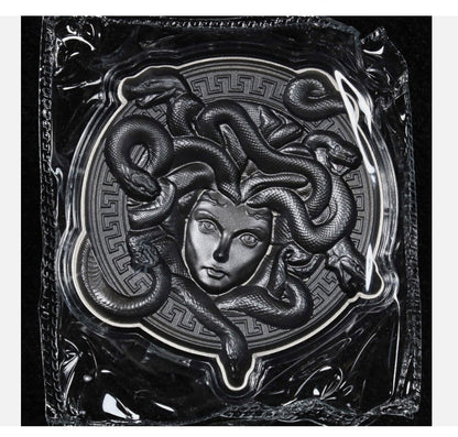 In Stock! 2025 Korea KOMSCO 2 Ounce Silver Serpent Crown (Medusa) Stacker - OGP