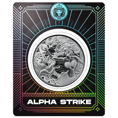In Stock! Alpha Strike 2025 Mermaid BU 1oz 999 Fine Silver