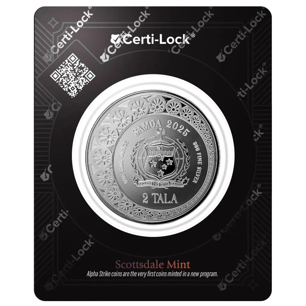 In Stock! Alpha Strike 2025 Mermaid BU 1oz 999 Fine Silver