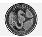 In Stock! 2021 Samoa 1 oz Silver 999 Pure - 2 Tala Seahorse