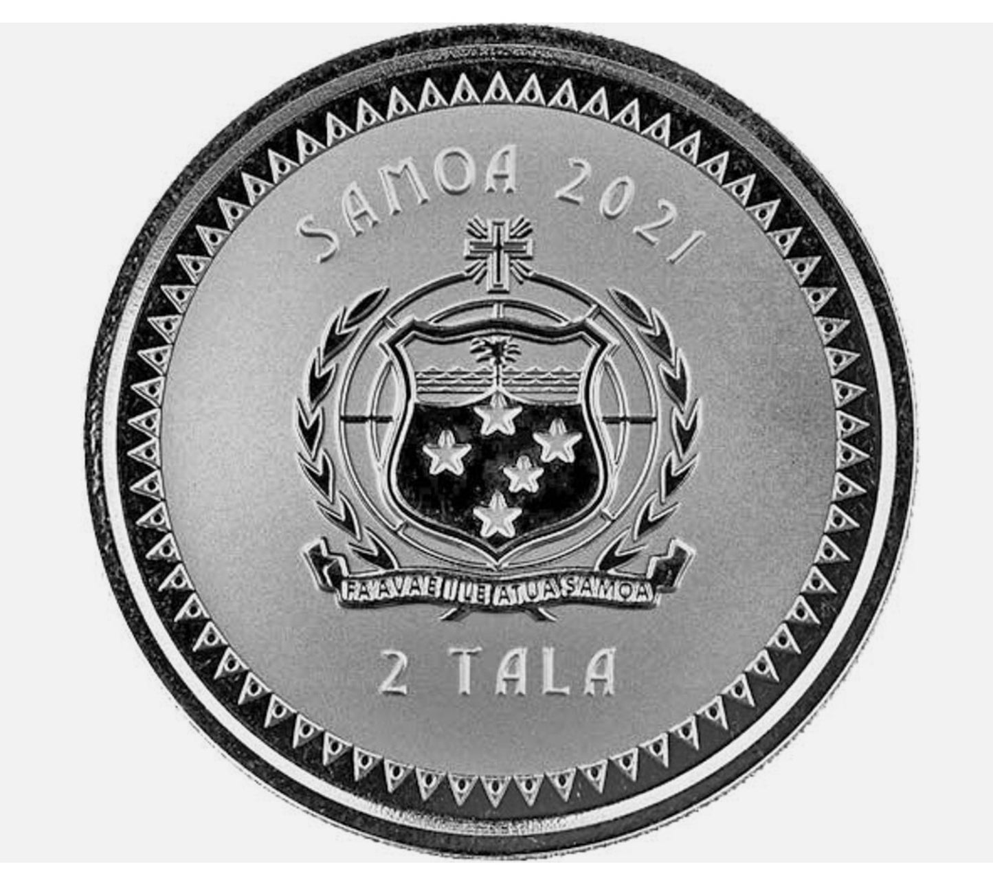 In Stock! 2021 Samoa 1 oz Silver 999 Pure - 2 Tala Seahorse