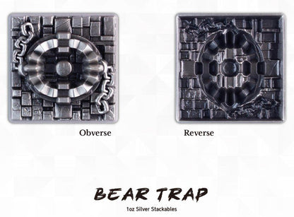 In Stock! Korea Today 2025 Bear Trap 1 oz Silver Stacker