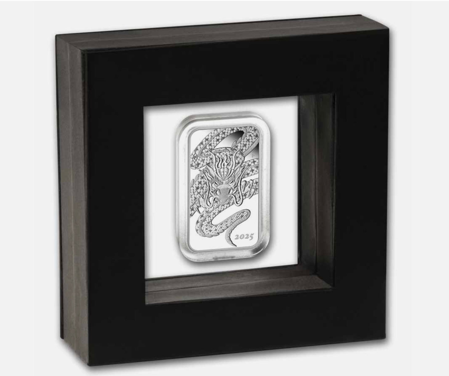 In Stock! 2025 Australia Dragon Bar PROOF 1 oz Silver Coin