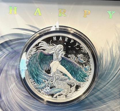 In Stock! 2023 Niue Haunting Harpy 1 oz Silver Coin (Copy)