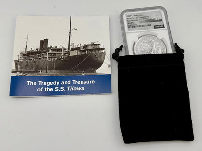 In Stock! 2025 Great Britain Britannia SS Tilawa Shipwreck 1 oz Silver Coin NGC MS70 FR