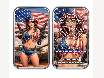 In Stock! Castronomics FAFO Fudge Around and Find out! 1 oz Silver Bar