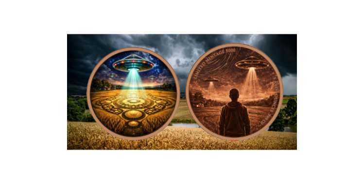 Epic Deal of the week! 5oz The Arrival Colorized Copper in Capsule