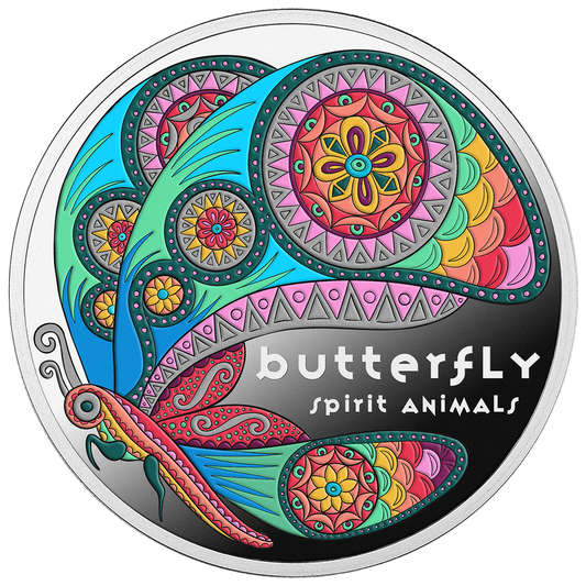 2026 Niue Spirit Animals Butterfly 17.5g Silver Coin (04/17)