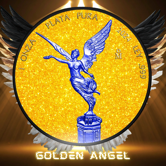 2024 Mexico Libertad Golden Angel Edition 1 oz Silver Coin (04/20)