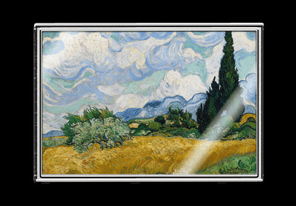In Stock! 2026 Ghana Wheat Field with Cypresses by Van Gogh 5g Silver Foil. In Silver We Trust!