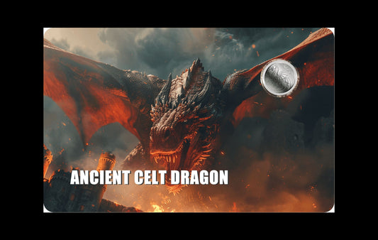 2026 Liberia Ancient Celt Dragon  1/500 oz Platinum Coin in Card (6,999 Mintage)