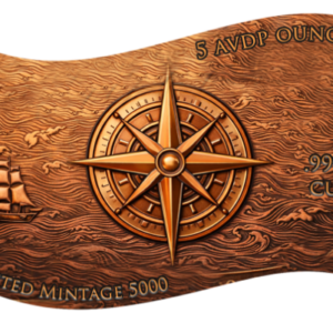 Deal of the week! 5oz Skull Island Treasure Colorized Copper in Shaped Capsule