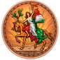 Intaglio Mint Mexico 1912 Caballito Tribute 1 oz Colorized Copper Art Round in Capsule (Mintage TBD at end of Presale)