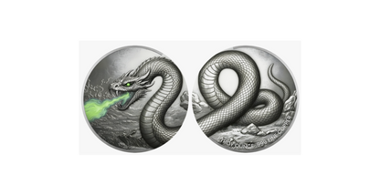 Viper's Venom Glow-in-the-Dark 2 x 1 oz Copper Medal Set in DuoStack Capsule (04/22)