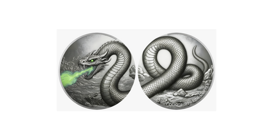 Viper's Venom Glow-in-the-Dark 2 x 1 oz Copper Medal Set in DuoStack Capsule (04/22)