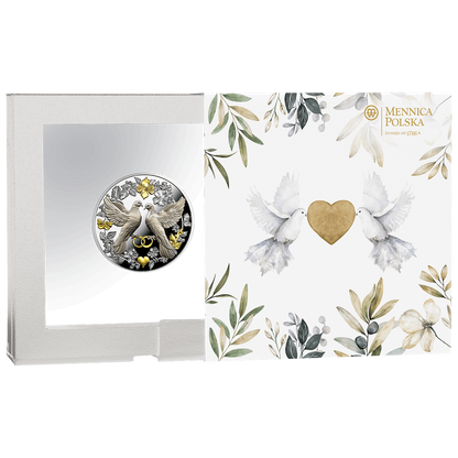 2026 Cameroon Wedding Doves 17.5g Silver Coin (04/22)