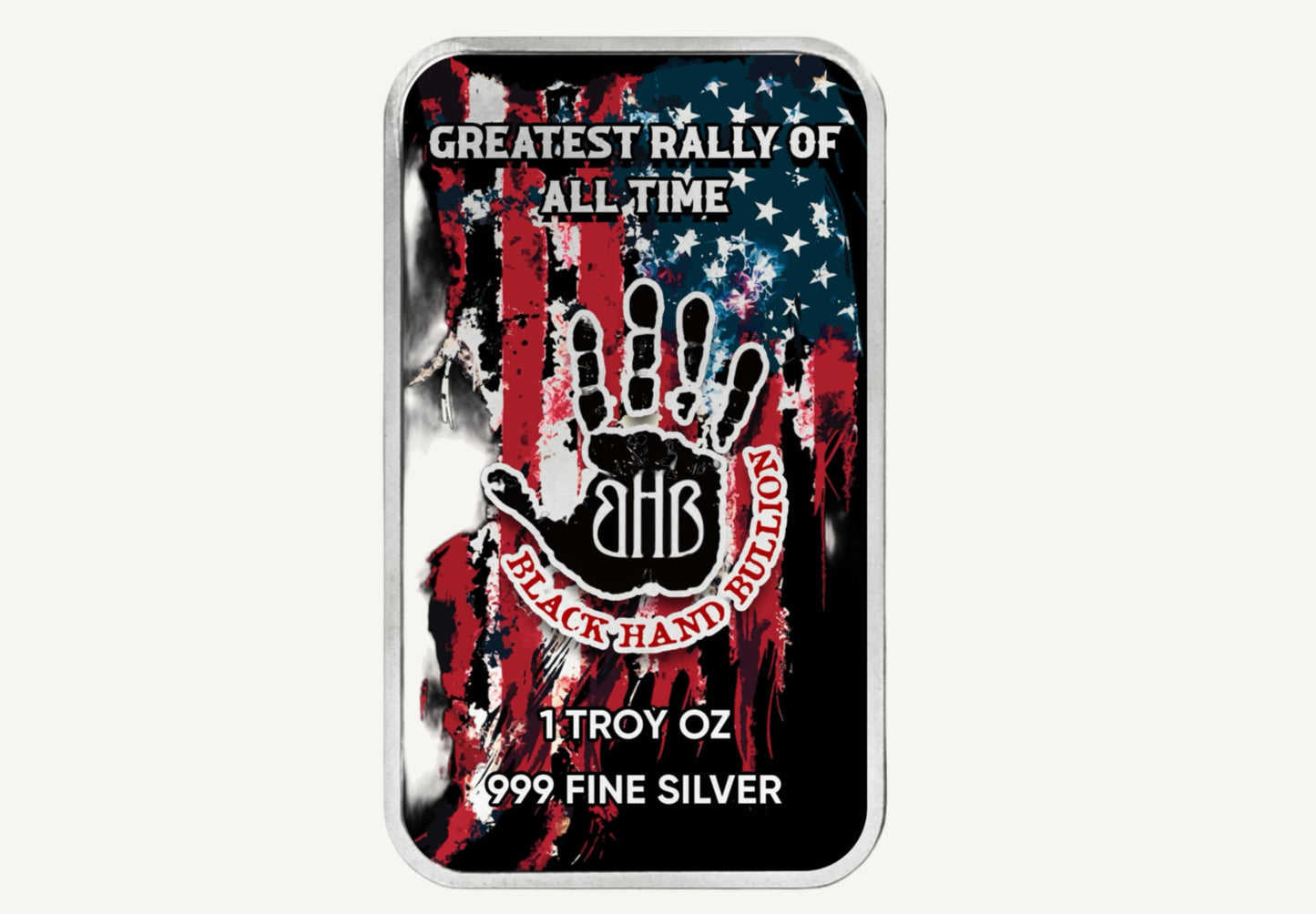 Sturgis Trump Colorized 1 oz Silver Bar (07/08)