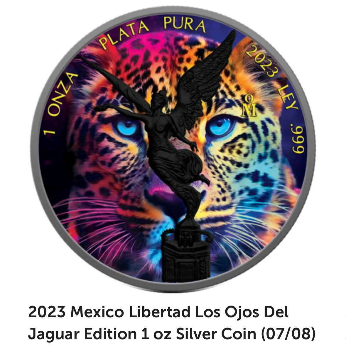 2023 Mexico Libertad Los Ojos Del Jaguar Edition 1 oz Silver Coin (07/08)