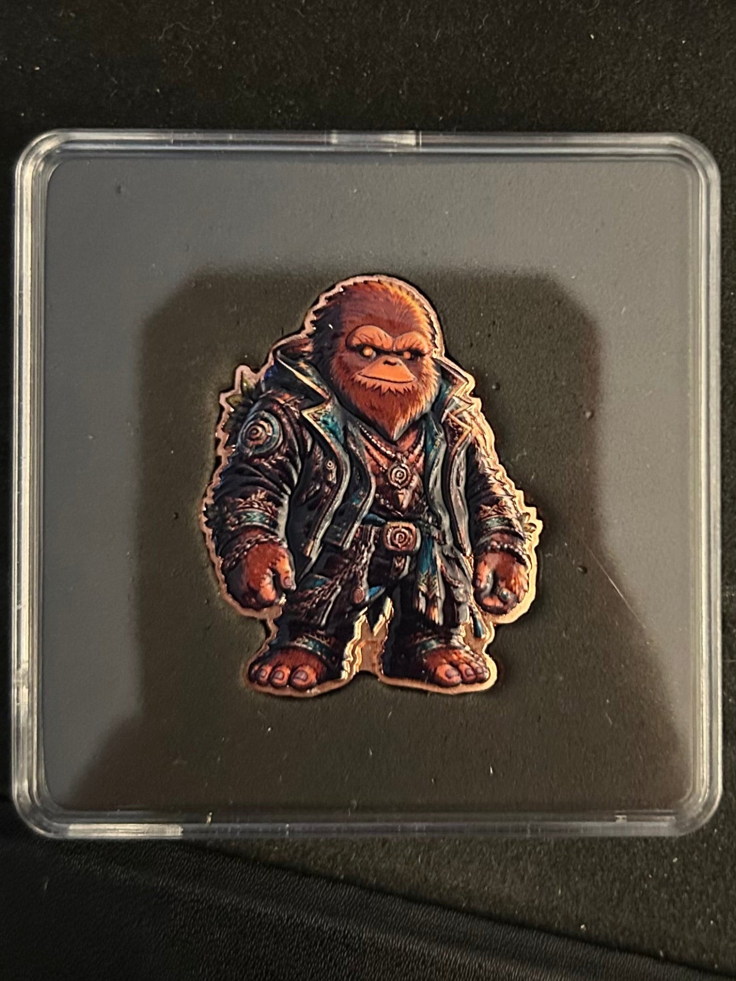 In Stock! Blingfoot Shaped Colorized 1 oz Copper Medal