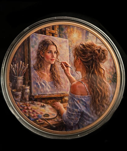 In Stock! 5oz Painter's Reflection Colorized Copper in Capsule