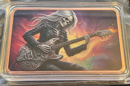In Stock! Eternal Riff Colorized 5 oz Copper Bar