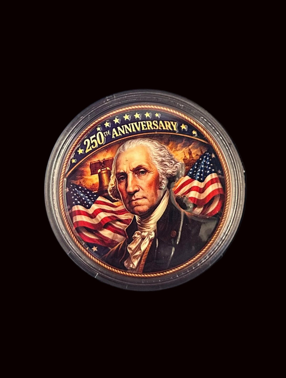 In Stock! USA 250th Anniversary Commemorative Colorized 1 oz Copper Medal High Relief!