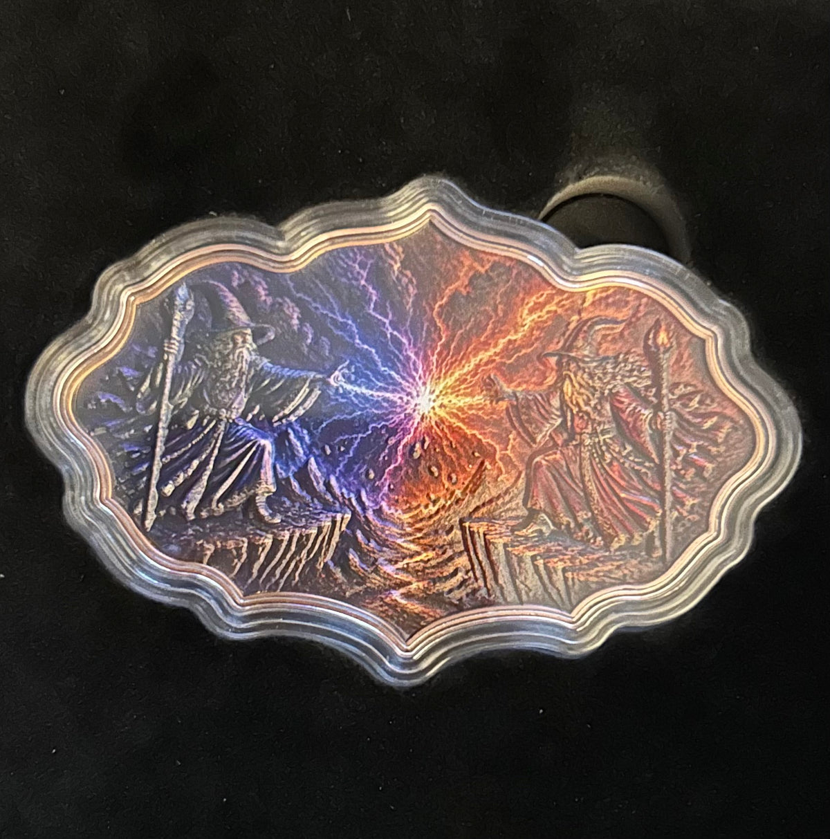 In Stock! 100 Gram Where Powers Collide Colorized Copper in Display Box