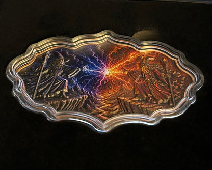 In Stock! 100 Gram Where Powers Collide Colorized Copper in Display Box