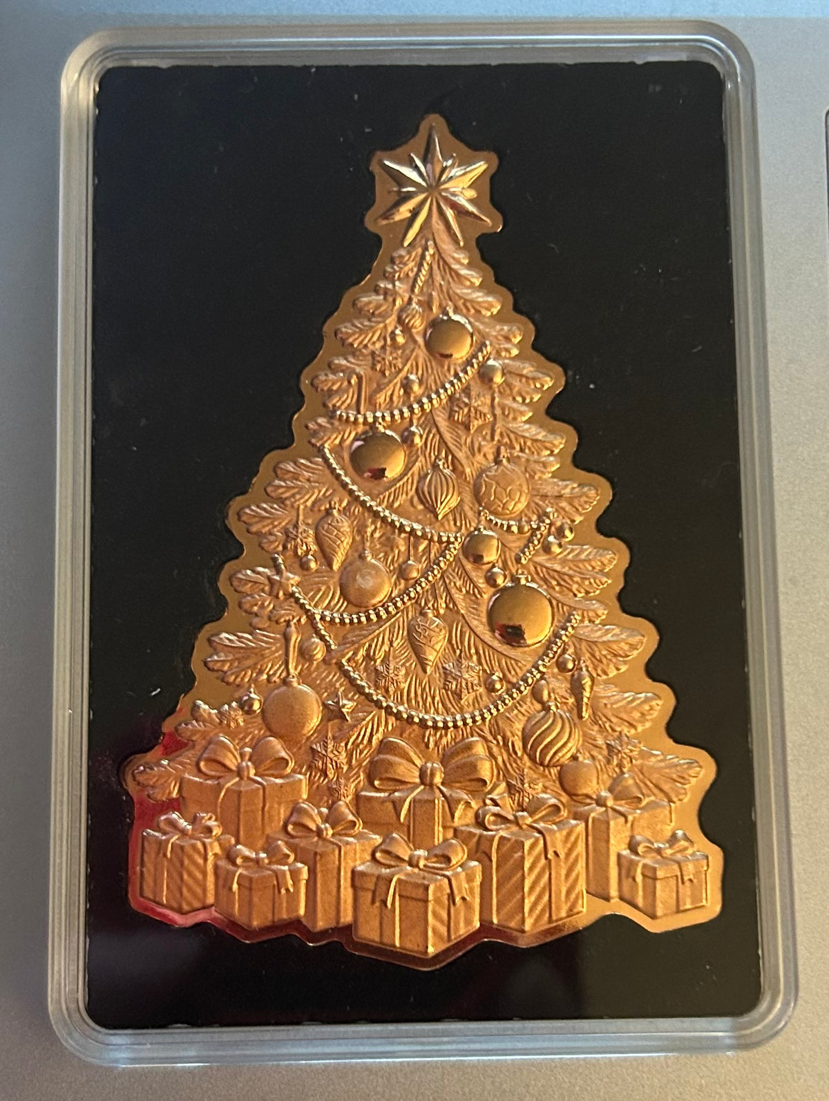 In Stock! 2026 Cameroon Christmas Tree Shaped 3 oz Copper Coin