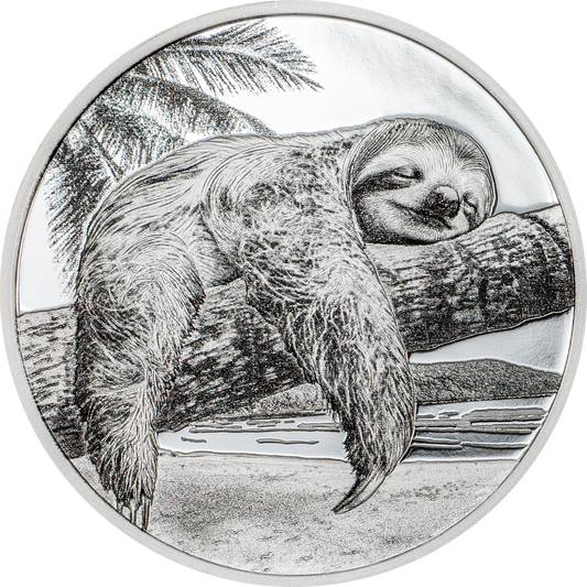 2026 Cook Islands Seven Deadly Sins Sloth 1 oz Silver Coin (05/04)