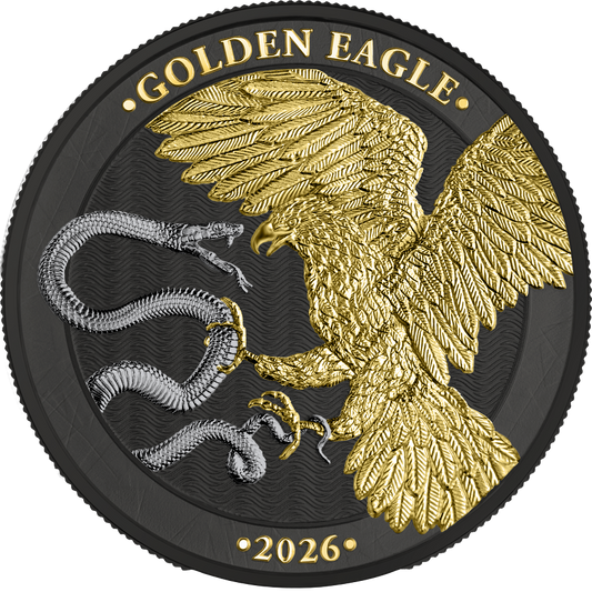 2026 Malta Golden Eagle Limited Edition 1 oz Silver Coin (04/29)