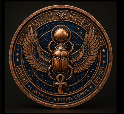 Empire of Ra – 1 AVDP OZ .999 Fine Copper Collectible Coin
