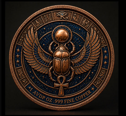 In Stock! Empire of Ra – 1 AVDP OZ .999 Fine Copper Collectible Coin