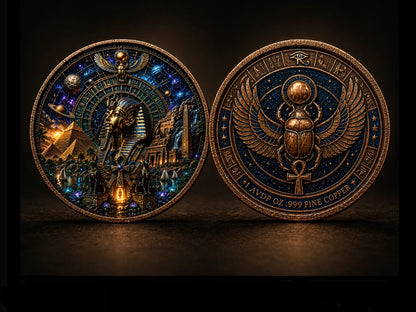 Empire of Ra – 1 AVDP OZ .999 Fine Copper Collectible Coin